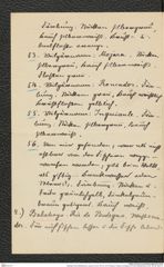 Nachlass Franz Steindachner, Liste (zu Inv.Nr. 537.01) von Prinzessin Therese von Bayern an Franz Steindachner, Inv.Nr. 537.06, Seite 14